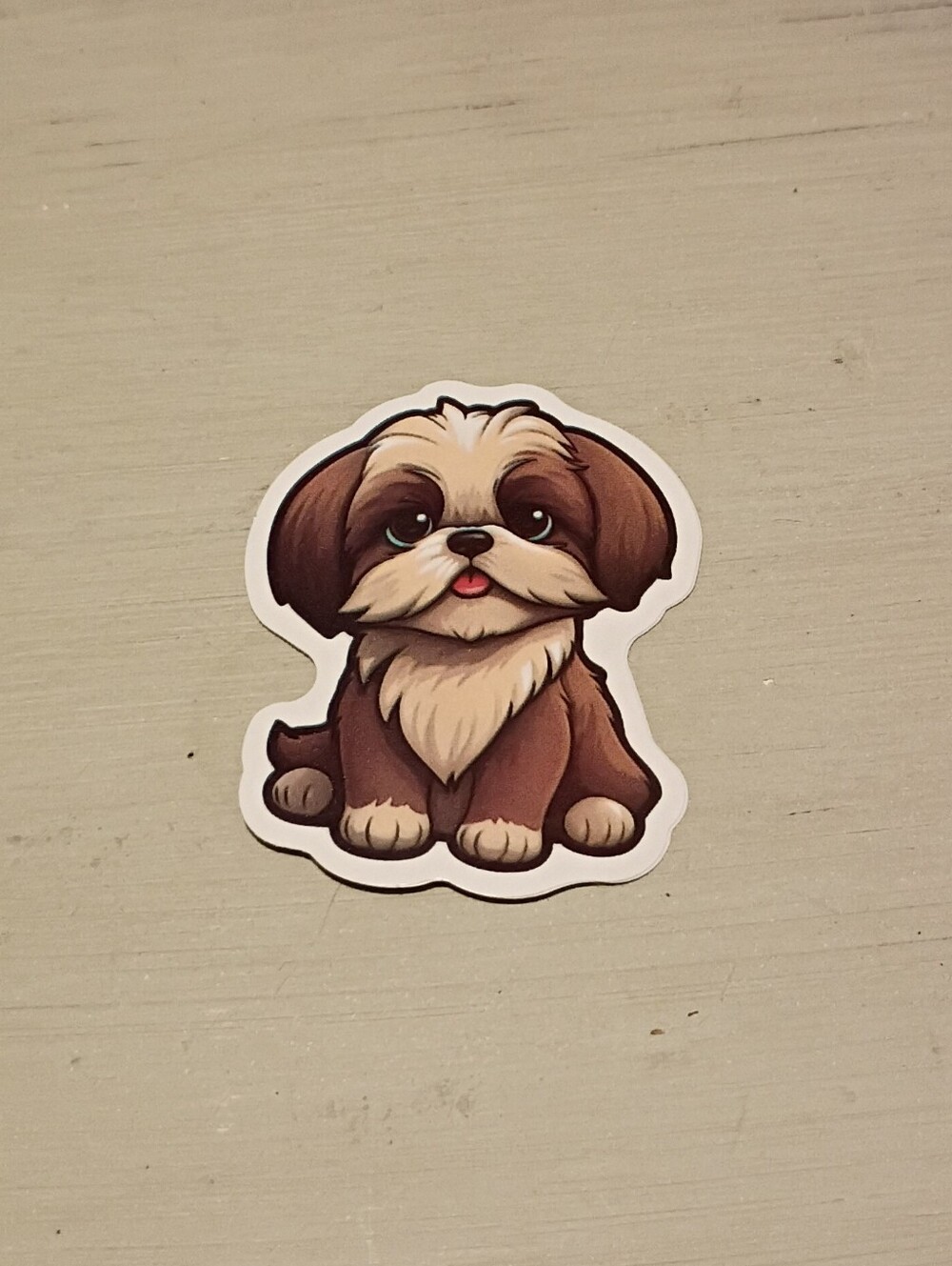 10/$10 Stickers Decal - Shih Tzu Puppy Kawaii Animal Sticker - Brand New